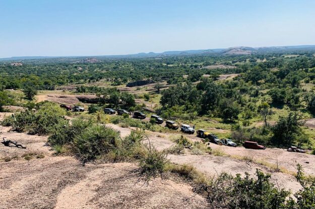 jeeps in a row in texas